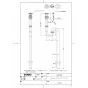 TOTO T7SW10 取扱説明書 商品図面 施工説明書 分解図 洗面器用壁排水金具（32mm･Sトラップ･ワンプッシュ） 商品図面1