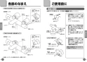 TOTO TBV01404JC 取扱説明書 商品図面 施工説明書 分解図 壁付サーモスタット混合水栓(本体のみ・偏芯脚） 取扱説明書5