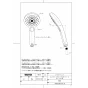 TOTO TBV03456J 取扱説明書 商品図面 施工説明書 分解図 壁付サーモスタット混合水栓 GGシリーズ 分解図1