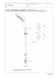 TOTO TBW01033J 取扱説明書 商品図面 施工説明書 分解図 壁付サーモスタット混合水栓(シャワーセットのみ） 分解図1