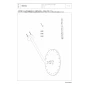 TOTO TBW07003J 商品図面 施工説明書 分解図 オーバーヘッドシャワー（固定・丸型） 分解図1