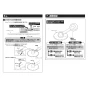 TOTO TBW07004J 商品図面 施工説明書 分解図 オーバーヘッドシャワー（固定・丸型） 施工説明書6