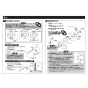 TOTO TBW08003J 商品図面 施工説明書 分解図 オーバーヘッドシャワー（固定・角型） 施工説明書5