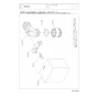 TOTO TBW08009J 商品図面 施工説明書 分解図 シャワーエルボ 分解図1