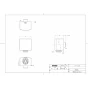 TOTO TBW08009J 商品図面 施工説明書 分解図 シャワーエルボ 商品図面1
