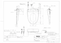 TOTO TCF4744AF ウォシュレット アプリコット F4A取扱説明書 商品図面 施工説明書 ウォシュレット アプリコット F4A 商品図面1