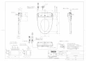 TOTO TCF5831AEP#NW1 取扱説明書 商品図面 施工説明書 分解図 ウォシュレット アプリコットP AP2A 商品図面1