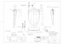 TOTO TCF5831AE#NW1 取扱説明書 商品図面 施工説明書 分解図 ウォシュレット アプリコットP AP2A 商品図面1