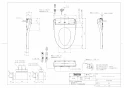 TOTO TCF5831AUP#NW1 取扱説明書 商品図面 施工説明書 分解図 ウォシュレット アプリコットP AP2A 商品図面1