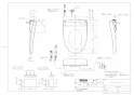 TOTO TCF5831AU#NW1 取扱説明書 商品図面 施工説明書 分解図 ウォシュレット アプリコットP AP2A 商品図面1
