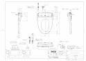TOTO TCF5841AUP#NW1 取扱説明書 商品図面 施工説明書 分解図 ウォシュレット アプリコットP AP2AK 商品図面1