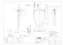 TOTO TCF5851#NW1 取扱説明書 商品図面 施工説明書 分解図 ウォシュレット アプリコットP AP2F 商品図面1