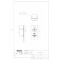 TOTO TCF5881AD#NW1 取扱説明書 商品図面 施工説明書 分解図 ウォシュレットアプリコットP AP2AF 商品図面1