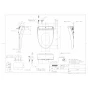 TOTO TCF6544AF#NW1 取扱説明書 商品図面 施工説明書 ウォシュレットSS2A 商品図面1