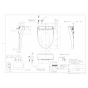 TOTO TCF6544AM#NW1 取扱説明書 商品図面 施工説明書 ウォシュレットSS2A 商品図面1