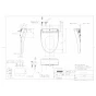 TOTO TCF6544#NW1 取扱説明書 商品図面 施工説明書 ウォシュレットSS2 商品図面1