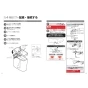 TOTO TCF6554AF#NW1 取扱説明書 商品図面 施工説明書 ウォシュレットSS3A 施工説明書5