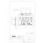 TOTO TCF6554AF#NW1 取扱説明書 商品図面 施工説明書 ウォシュレットSS3A 商品図面2
