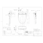 TOTO TCF6554A#NW1 取扱説明書 商品図面 施工説明書 ウォシュレットSS3A 商品図面1