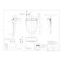 TOTO TCF6554#NW1 取扱説明書 商品図面 施工説明書 ウォシュレットSS3 商品図面1