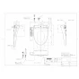 TOTO TCF6624#NW1 取扱説明書 商品図面 施工説明書 ウォシュレットSS1 商品図面1