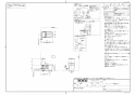 TOTO TCF9154 ウォシュレット一体形便器 ZR1用機能部 商品図面 分解図 ウォシュレット一体形便器 ZR1用機能部 商品図面1