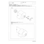 TOTO TH5D0046 分解図 開閉ハンドル部 分解図1