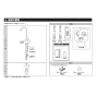 TOTO TK301C 取扱説明書 商品図面 施工説明書 分解図 浄水器専用自在水栓(ビルトイン形) 施工説明書3