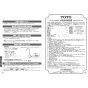 TOTO TK301C 取扱説明書 商品図面 施工説明書 分解図 浄水器専用自在水栓(ビルトイン形) 取扱説明書12