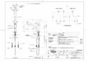 TOTO TKS05308JA 取扱説明書 商品図面 施工説明書 キッチン水栓 浄水カートリッジ内蔵 GGシリーズ 商品図面1