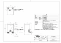 TOTO TLE01705J 取扱説明書 商品図面 施工説明書 分解図 自動水栓機能部(サーモ、AC100V) 商品図面1
