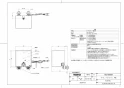 TOTO TLE01709J 取扱説明書 商品図面 施工説明書 分解図 自動水栓機能部（サーモ、AC100V、手動） 商品図面1