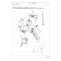 TOTO TLE01712JA 自動水栓機能部 取扱説明書 商品図面 施工説明書 分解図 自動水栓機能部 分解図1