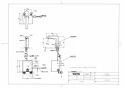 TOTO TLE20SS2A 取扱説明書 商品図面 施工説明書 分解図 アクアオート 台付自動水栓 GEシリーズ 商品図面1