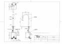 TOTO TLE24SL2W 取扱説明書 商品図面 施工説明書 分解図 アクアオート(自動水栓) コンテンポラリタイプ Lサイズ 発電タイプ 商品図面1