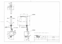 TOTO TLE25SL1W 取扱説明書 商品図面 施工説明書 分解図 アクアオート自動水栓 商品図面1