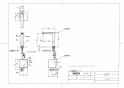 TOTO TLE25SM1W 取扱説明書 商品図面 施工説明書 分解図 アクアオート自動水栓 商品図面1