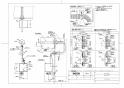 TOTO TLE26SP1W 取扱説明書 商品図面 施工説明書 分解図 アクアオート(自動水栓) コンテンポラリタイプ (角・壁付き) 壁付自動水栓 商品図面1