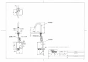 TOTO TLE26SS1W 取扱説明書 商品図面 施工説明書 分解図 アクアオート(自動水栓) コンテンポラリタイプ 台付自動水栓 Sサイズ 商品図面1