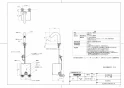 TOTO TLE28701J 取扱説明書 商品図面 施工説明書 分解図 アクアオート 台付自動水栓 JIS対応品（サーモ、発電） 商品図面1
