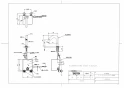 TOTO TLE28SD2A 取扱説明書 商品図面 施工説明書 分解図 ポップアップ式取り替え用アクアオート Aタイプ 台付自動水栓 AC100Vタイプ 商品図面1