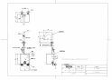 TOTO TLE28SS2W 取扱説明書 商品図面 施工説明書 分解図 アクアオート(自動水栓） 商品図面1