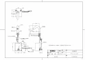 TOTO TLE28SSAA 取扱説明書 商品図面 施工説明書 分解図 アクアオート(自動水栓) 台付自動水栓 電気温水器用 商品図面1