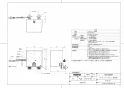 TOTO TLE33SB6A 取扱説明書 商品図面 施工説明書 分解図 台付自動水栓 アクアオート グースネックタイプ 商品図面1