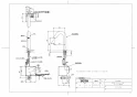 TOTO TLE33SD3A 取扱説明書 商品図面 施工説明書 分解図 ポップアップ式取り替え用アクアオート グースネックタイプ 台付自動水栓 AC100Vタイプ 商品図面1