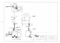 TOTO TLE33SD6A 取扱説明書 商品図面 施工説明書 分解図 ポップアップ式取り替え用アクアオート グースネックタイプ 台付自動水栓 AC100Vタイプ 商品図面1