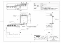 TOTO TLK01103JB 取扱説明書 商品図面 施工説明書 自動水石けん供給栓機能部（AC100V、3連、3Lタンク補給） 商品図面1