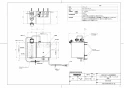 TOTO TLK01104JB 取扱説明書 商品図面 施工説明書 自動水石けん供給栓機能部（AC100V、1連、1Lタンク補給） 商品図面1