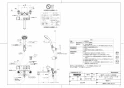 TOTO TMN40TY1 取扱説明書 商品図面 施工説明書 分解図 壁付サーモスタット混合水栓 タッチスイッチタイプ 商品図面1