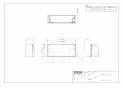 TOTO UGA486A トイレキャビネット取扱説明書 商品図面 手元収納 商品図面1